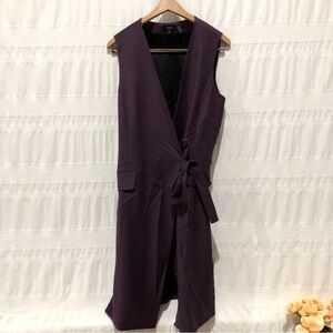 Theory blazer wrap dress, purple, NWOT